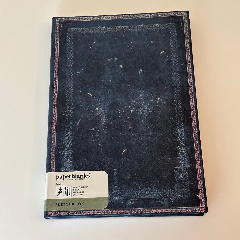 Paperblanks Inkblot Hardcover Sketchbook - Old Leather Collection